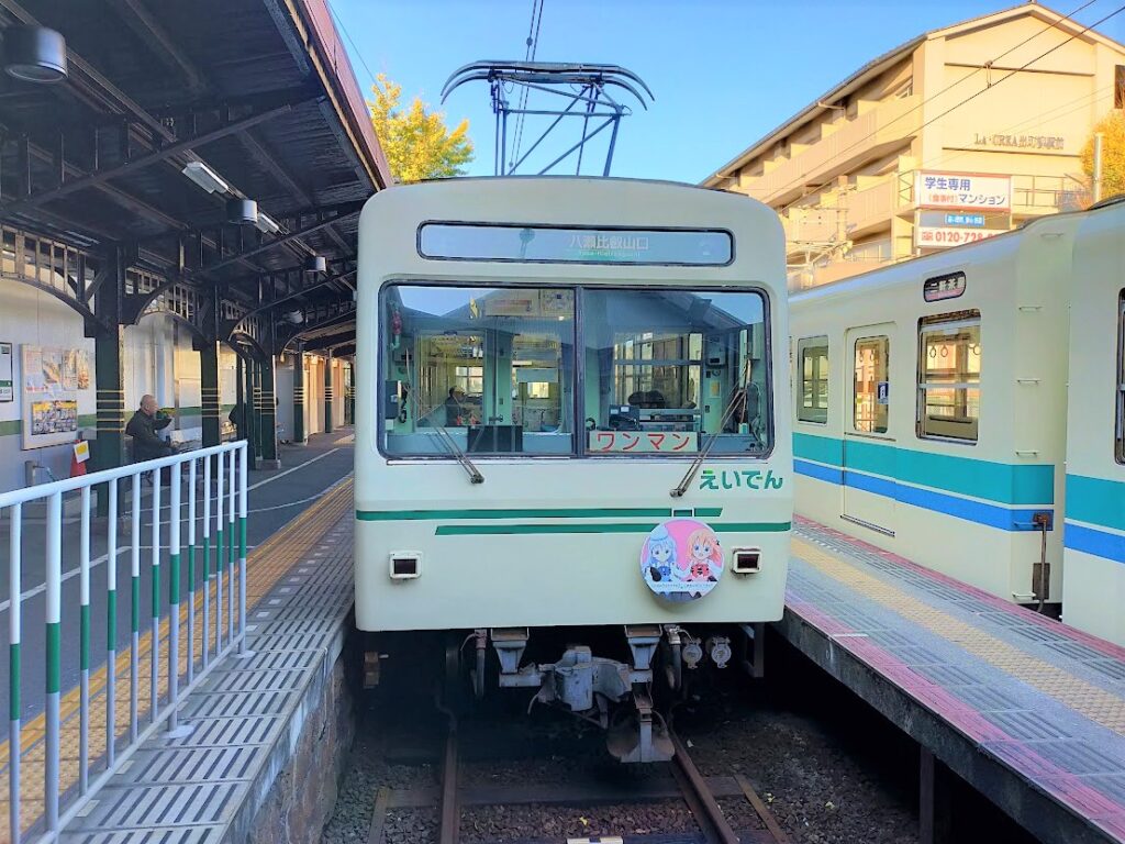 瑠璃光院　電車